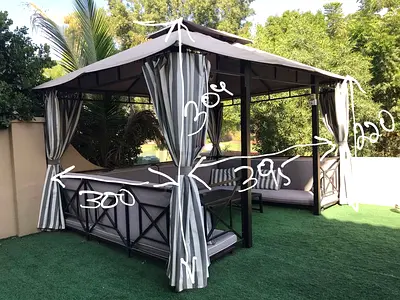 DISTRESS DEAL!!Best Offer: Stylish Outdoor Gazebo for Urgent Sale