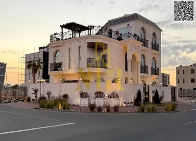 Luxury Villa for Sale in Al Bahia | Two Floors + Roof + Private Pool, Price Includes Air Conditioning Luxury Villa for Sale in Al Bahia | Two Floors