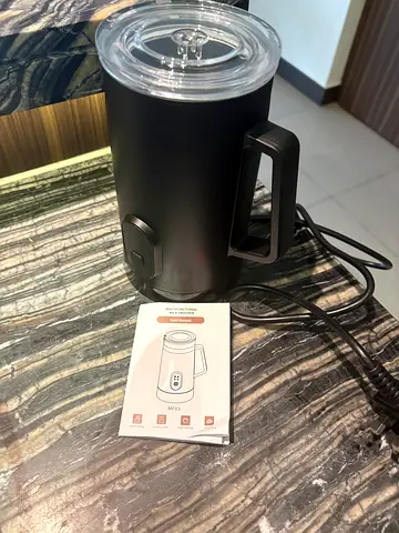 Electric Milk Frother / Mini Milk Heater - Black (Lightly Used)