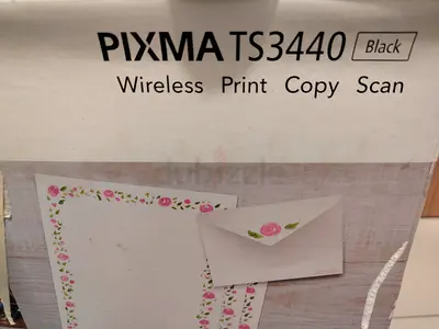 Canon PIXMA TS3440 Wireless Printer with New Black Cartridge