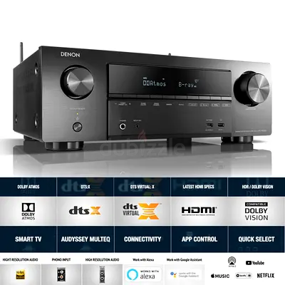 Denon AVR-X1500H 7.2 channel 4K AV Receiver