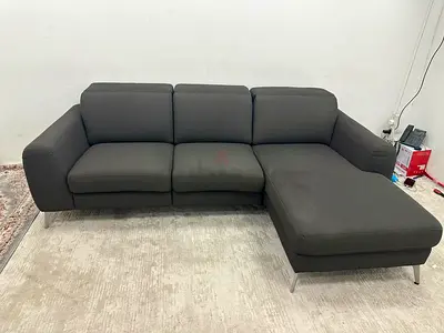 Expensive quality boconcept lshape sofa