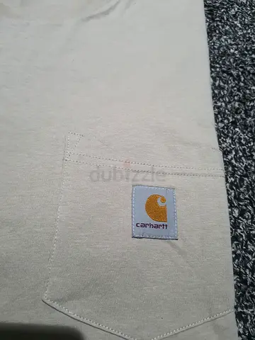 Beige Carhartt pocket t-shirt, size L Brand new