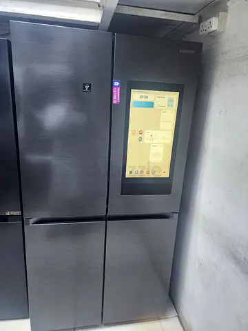 Samsung Family Hub 4 door fridge bottom freezer with samart tv