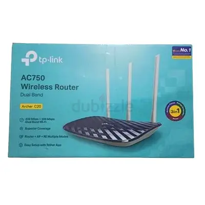TP-Link Archer C20 AC750 Dual Band Wireless Router - New/Boxed