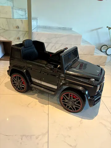 Kids electric ride-on Mercedes G-Wagon style car - 12V, two-seater