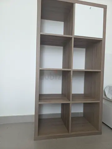 Tall 4x3 Wooden Bookcase / Open Shelf Unit - Light Oak Finish