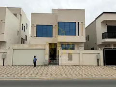 Luxury villa for sale in Al Yasmin, including registration and ownership fees and air conditioning.
