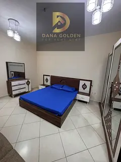Two bedrooms and a living room with two bathrooms, furnished with hotel-style furniture, are availab
