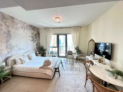 Fully Furnished Studio | Ready to Move In | High Floor in Downtown Dubai