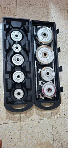 Dumbbell and barbell 50 kg set gym fitness