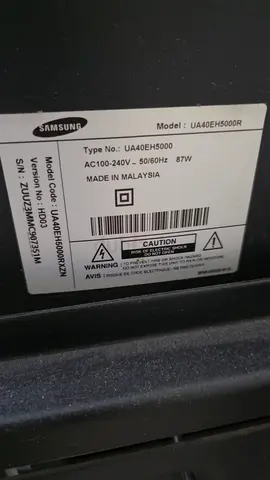 Samsung 40-inch LED TV (Model UA40EH5000R) - Working Condition