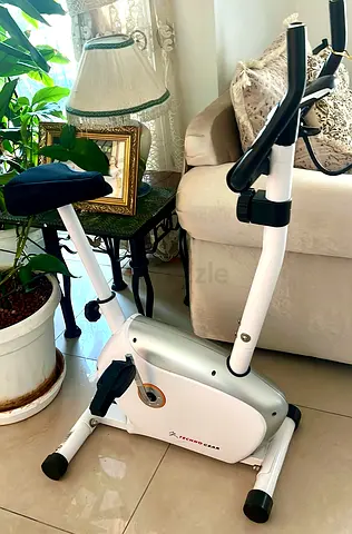 Compact Techno Gear Upright Exercise Bike — Good Condition