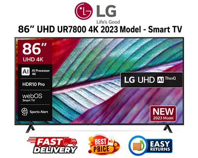 LG 86 Inch Smart TV UAE - UR78 AI 4K TV - FREE DELIVERY, INSTALLATION, WARRANTY