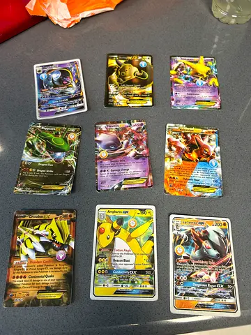 9 Pokemon cards for sale