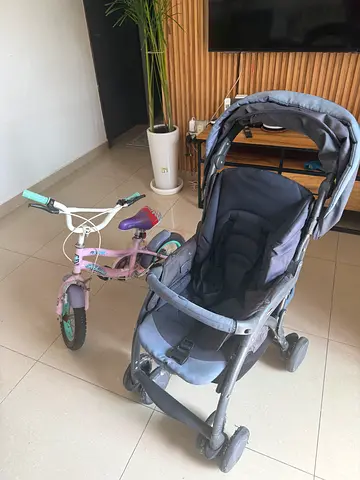 Kids Stroller and Cyle : AED 250