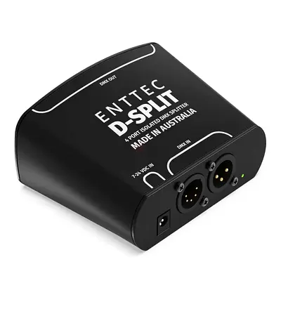 ENTTEC D-SPLIT 512-Ch DMX 3-pin Splitter/Isolator