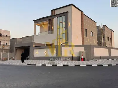 Villa in Al Rawda, near the mosque and Sheikh Ammar Street, with central air conditioning included, in one of Ajman's most prestigious areas. Freehold