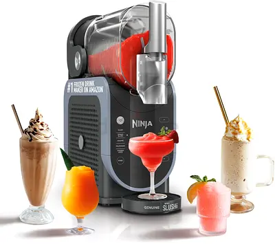 Ninja SLUSHi Professional Frozen Drink Maker with Rapid Chill Technology, 5 Preset Programs, Frozen