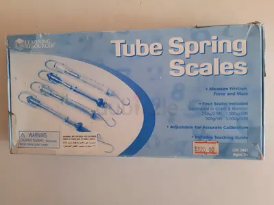 Tube Spring Scales set - Learning Resources (school lab equipment), Brand New