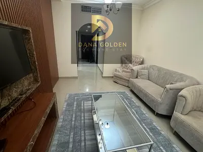 للايجار الشهري غرفه وصاله مع حمامين وبلكونه في الشارقه في اوريانا