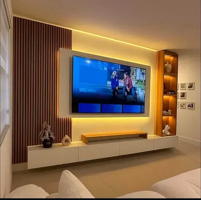Modern Floating TV Wall Unit
