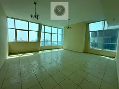Three Bedroom Apartment for Annual Rent in Al Mamzar Sharjah Direct Sea View Maid Room Parking Gym P