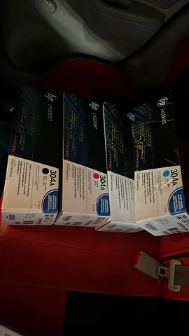HP 304A LaserJet Toner Cartridges (C/M/Y/K) - New in Boxes