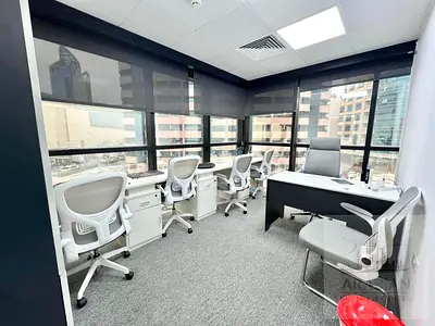 Fully Furnished Office | 230 Sq Ft | Open View | 2 Min from BurJuman Metro