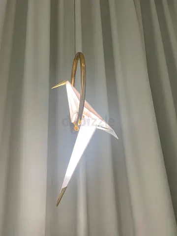 Set of 4 Brand NEWModern Gold Ring Bird Pendant Light-