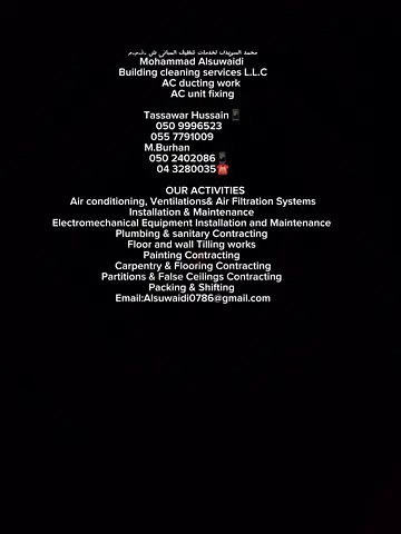 Building AC Services - Ventilation, Ducting, Plumbing, Electromechanical (Contact Info Included)