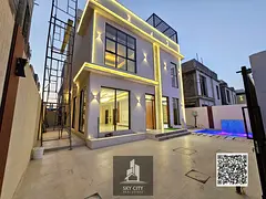 A bargain price including registration and ownership fees: a two-story villa with a rooftop terrace,