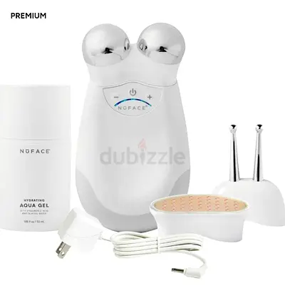 NuFACE Microcurrent Facial Toning Device with Gel + Accessories