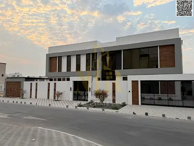 Corner villa with elegant European design | Own a luxurious 6200 sq ft villa in Al Zahiyah, Ajman | 5 master bedrooms at a competitive price, immediat