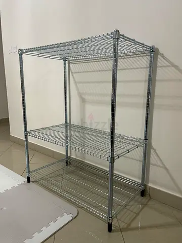 IKEA OLAUS shelving unit – 3-tier metal rack, 115* 50* 90 cm