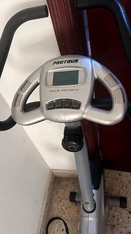 Proteus Upright Exercise Bike with LCD Monitor - Good Working Condition working fine