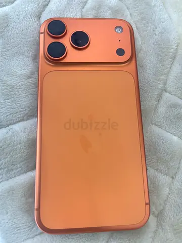 Apple iPhone (orange) - good condition, dual camera back