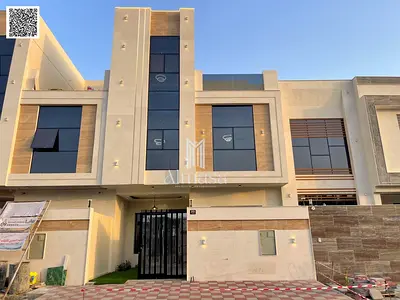 Modern villa with garden for sale, freehold, Dubai villa design, next to services, on Street 311, d