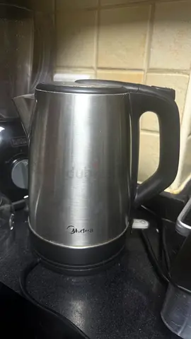 Midea Stainless Steel Electric Kettle - 1.7L, Good Working Condition