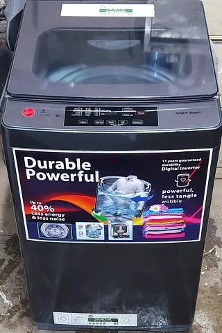 Hoover 8kgs top load washing machine excellent condition good price with warranty