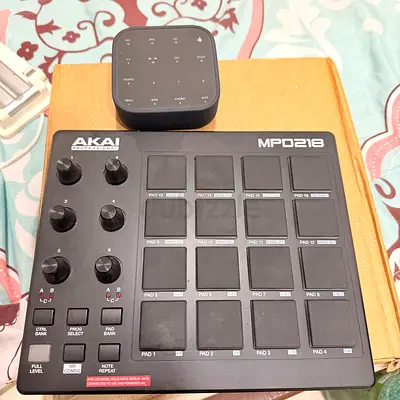 Akai MPD218 MIDI Pad Controller and Donner medo both together- Good Working Condition