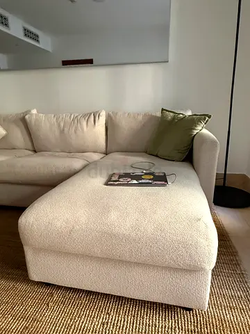 Sofa L Shape ( NEW)! sofa Bed with cushions and bed accesories