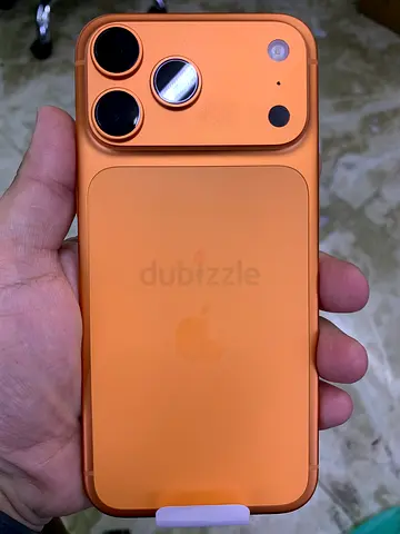 Apple iphone 17 pro max 256GB orange color Sim Lock just box open