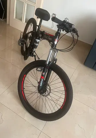Used 26 Mountain Bike — Front Suspension, Disc Brakes, Good Condition