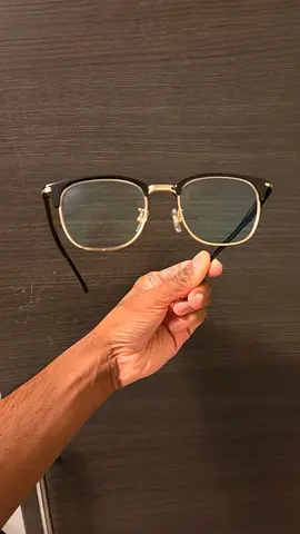 Classic semi-rimmed reading eyeglasses - black/gold frame (Carerra)