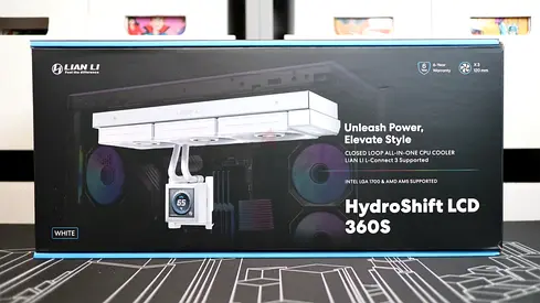 LIAN LI HydroShift LCD 360R (White)