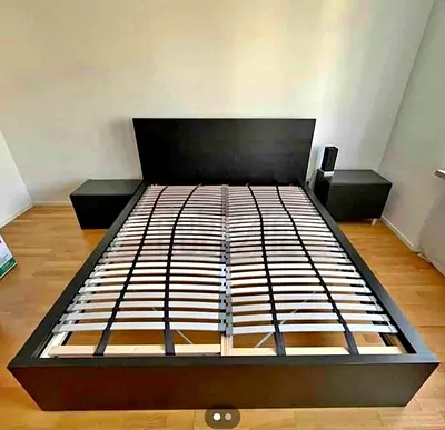 Ikea malm queen size bed with matters 2 storage