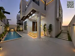 Own a villa with luxurious finishes in Al Helio 2, Ajman | 4 master bedrooms and a private pool | Pr