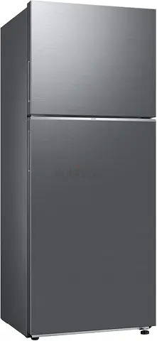 Top Freezer Refrigerator - Stainless Steel Finish, Good Condition