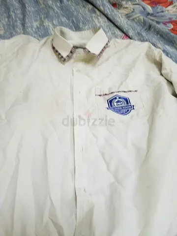 White long sleeve mens shirt - good condition for gulf model school class 10